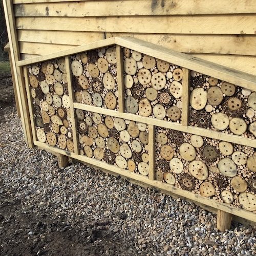 bee hotel at hexagonal bird hide at rspb pagham harbour square bee hotel at hexagonal bird hide at rspb pagham harbour square