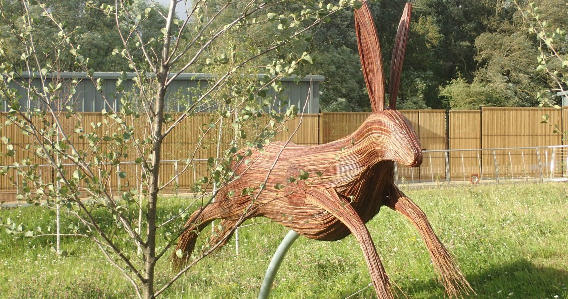 giant hare rushden lakes sculptures